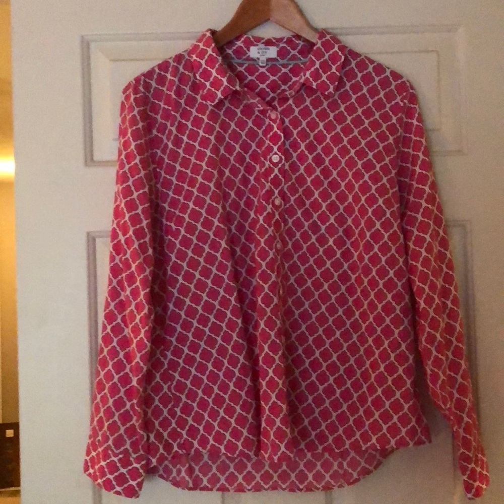 Crown & Ivy Petite Button Down